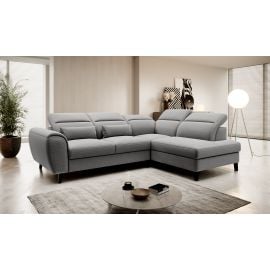 Eltap Noble Gojo Corner Pull-Out Sofa 201x255x100cm, Grey (CO-NOB-RT-05GO) | Corner couches | prof.lv Viss Online