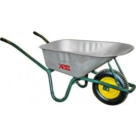 Garden Wheelbarrow 120l Silver (4750959028865) | Gardening tools | prof.lv Viss Online