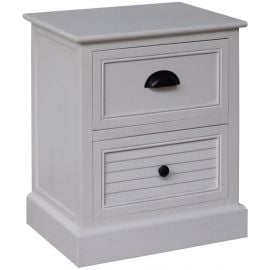 Home4You Meldon Nightstand, 35x45x55cm, White (89131) | Bedside tables | prof.lv Viss Online