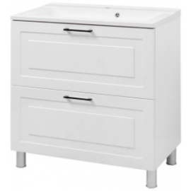 Vento Alba Corn Storage Bin White (48640) | Bathroom furniture | prof.lv Viss Online