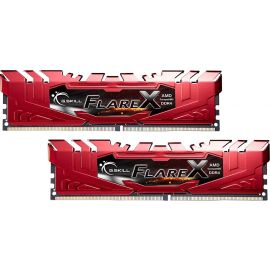 G.Skill Flare X F4-2400C15D-32GFXR DDR4 32GB 2400MHz CL15 Red | Computer components | prof.lv Viss Online