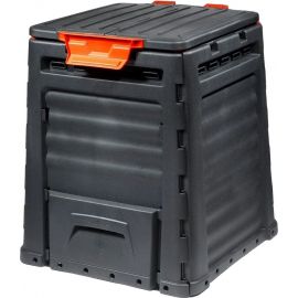 Компостер Keter Eco Composter, емкость 320 л, 65x65x75 см, черный (17181157) | Контейнеры | prof.lv Viss Online