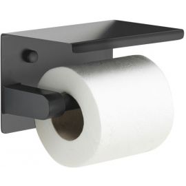 Держатель для туалетной бумаги Gedy Porta Tualetes 14x10x10 см, черный (2839-14) | Gedy | prof.lv Viss Online