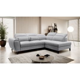 Eltap Noble Sola Corner Pull-Out Sofa 201x255x100cm, Grey (CO-NOB-RT-04SO) | Sofas | prof.lv Viss Online