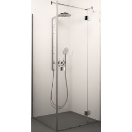 Glass Service Marika 80x80cm H=200cm Square Shower Enclosure Transparent Chrome (80x80MAR) | Shower cabines | prof.lv Viss Online