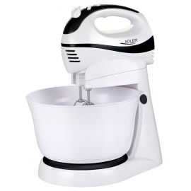 Adler Hand Mixer With Stand and Bowl AD4206 Black/White (AD 4206) | Mixers | prof.lv Viss Online