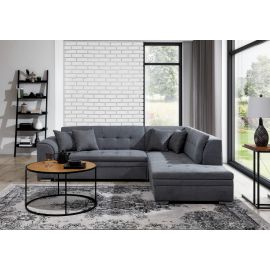 Eltap Pieretta Soro Corner Pull-Out Sofa 58x260x80cm, Grey (Prt_56) | Corner couches | prof.lv Viss Online