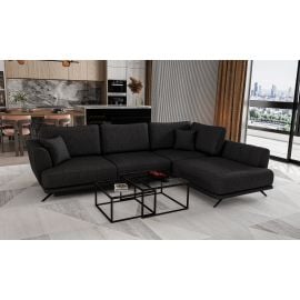 Eltap Larde Vero Corner Pull-Out Sofa 191x276x90cm, Black (CO-LAR-RT-10VER) | Corner couches | prof.lv Viss Online