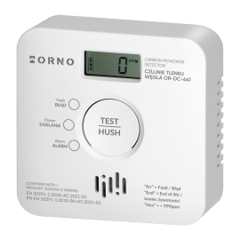 Oglekļa monoksīda detektors Orno, Wi-Fi,balts (OR-DC-641) | Smoke detectors | prof.lv Viss Online