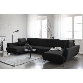 Eltap Larco Loco Corner Pull-Out Sofa 191x362x90cm, Black (CO-LA-10LO) | Living room furniture | prof.lv Viss Online