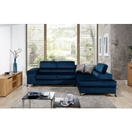 Eltap Eridano Monolith Corner Pull-Out Sofa 202x275x90cm, Blue (ERI_10) | Corner couches | prof.lv Viss Online