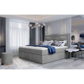 Eltap Vivre Monolith Double Bed 215x180x115cm, With Mattress, Grey 84 (Viv_13_1.8) | Continental beds | prof.lv Viss Online