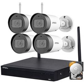Imou Bullet Lite 4pcs + Wireless Recorder IP Camera White (NVR1104HS-W-4KS2/4-G22) | Smart surveillance cameras | prof.lv Viss Online