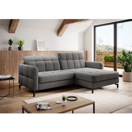 Eltap Lorelle Omega Corner Pull-Out Sofa 160x225x105cm, Grey (Lore_20) | Corner couches | prof.lv Viss Online