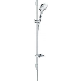 Hansgrohe Raindance Select E 120 3jet Shower Set with Soap Dish Chrome/White (26621400) | Shower sets | prof.lv Viss Online