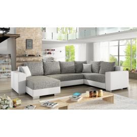 Stūra Dīvāns Izvelkams Eltap Marco Berlin/Soft 53x312x92cm, Pelēks (Mc_12) | Mīkstās mēbeles | prof.lv Viss Online