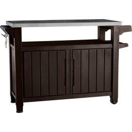 Keter Unity XL 207L Garden Table, 134x52x90cm, Brown (17202662) | Garden tables | prof.lv Viss Online