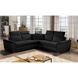 Eltap Federico Soft Corner Pull-Out Sofa 60x268x102cm, Black (Fed_37) | Sofas | prof.lv Viss Online