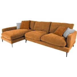 Stūra dīvāns Home4You Daisy LC 98/165x293x88cm, Kreisais stūris, Brūns (34684) | Mīkstās mēbeles | prof.lv Viss Online