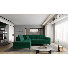 Eltap Lanvin Lux Corner Pull-Out Sofa 210x260x93cm, Green (CO-LAN-LT-35LU) | Living room furniture | prof.lv Viss Online