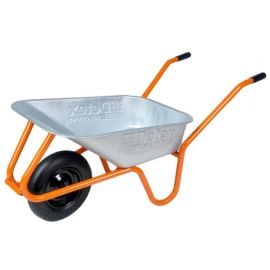 Detex D-2 Construction Bucket, 100l, Silver/Orange (698956) | Wheelbarrow | prof.lv Viss Online