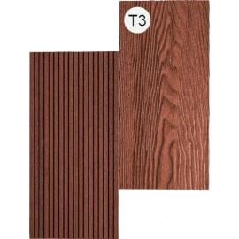 Kompozītmateriāla Terases Dēļi Ecodeckprofile Premium Extrastrong Sarkanīgi brūna 25x145mm | Wood deck materials | prof.lv Viss Online