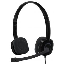 Logitech H151 Headphones Black (981-000589) | Headphones | prof.lv Viss Online