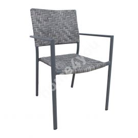 Дачное кресло Home4You Chemnitz 58x54x86 см, серое (77698) | Садовые стулья | prof.lv Viss Online