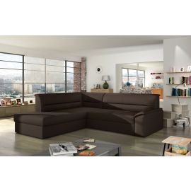 Eltap Elano Soft Corner Pull-Out Sofa 65x212x90cm, Brown (EL21) | Sofas | prof.lv Viss Online