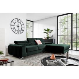 Eltap Grayson Loco Corner Pull-Out Sofa 205x278x92cm, Green (CO-GRA-RT-35LO) | Corner couches | prof.lv Viss Online