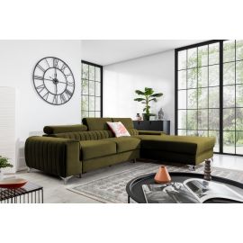 Eltap Grayson Cloud Corner Pull-Out Sofa 205x275x98cm, Green (CO-GRA-RT-33NU) | Sofas | prof.lv Viss Online