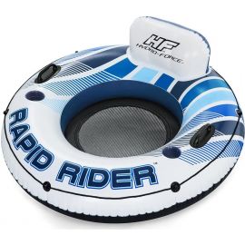 Peldmatracis Bestway Hydro-Force Rapid Rider 43116 White/Blue (6941607305300) | Piepūšamās atrakcijas | prof.lv Viss Online