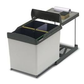 Atkritumu konteiners GOLLINUCCI 2 x 21 litri​ (538GC) | Virtuves furnitūra | prof.lv Viss Online
