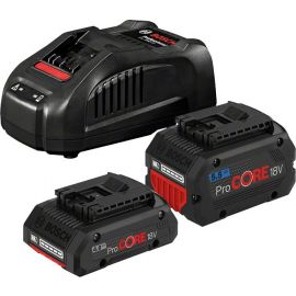 Bosch GBA ProCore Charger 18V, Batteries 1x18V, 4Ah, 1x18V, 5.5Ah (1600A0214A) | Battery and charger kits | prof.lv Viss Online