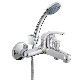 Optima 10/K Bath/Shower Mixer Chrome (170521) | Rubineta | prof.lv Viss Online