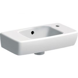 Geberit Selnova Compact Bathroom Sink 25x45cm, right side, (500.318.01.1) | Bathroom sinks | prof.lv Viss Online