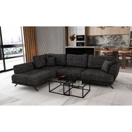 Eltap Larde Marte Corner Pull-Out Sofa 191x276x90cm, Black (CO-LAR-LT-10MA) | Sofas | prof.lv Viss Online