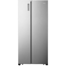 Холодильник Hisense RS677N4BIE с двумя дверями (Side By Side) с морозильной камерой, серебристый (441136000010) | Hisense | prof.lv Viss Online