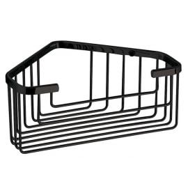 Gedy Wire Bathroom Shelf 17.5x8.3x17.5cm, Black (2483-14) | Bathroom shelves | prof.lv Viss Online