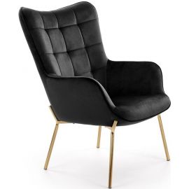Кресло для отдыха Halmar Castel 2, черное | Мебель для гостиной | prof.lv Viss Online
