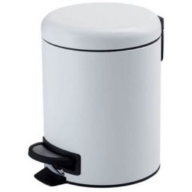 Gedy Potty Bathroom Waste Bin (Trash Can) with Pedal, 3l, White (3209-02) | Bathroom waste bins | prof.lv Viss Online