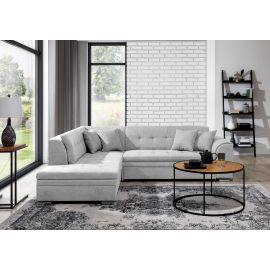 Eltap Pieretta Poco Corner Pull-Out Sofa 205x260x80cm, Grey (Prt_123) | Corner couches | prof.lv Viss Online