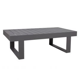 Home4You Fluffy Garden Table, 133x73.5x42cm, Dark Grey (13793) | Garden tables | prof.lv Viss Online