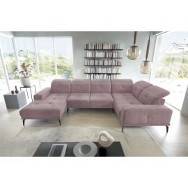 Eltap Neviro Loco Corner Sofa 201x350x77cm, Pink (CO-NEV-RT-24LO) | Sofas | prof.lv Viss Online