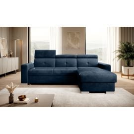 Eltap Fresia Cloud Corner Pull-Out Sofa 176x247x104cm, Blue (CO-FR-RT-40NU) | Sofas | prof.lv Viss Online