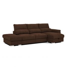 Home4You Sidney Corner Sofa, 234x115 / 162x105cm Brown (63954) | Living room furniture | prof.lv Viss Online