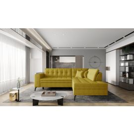 Eltap Lanvin Gojo Corner Pull-Out Sofa 210x260x93cm, Yellow (CO-LAN-RT-45GO) | Sofas | prof.lv Viss Online