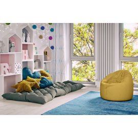 Eltap Бондо Угловой диван 120x85x120 см, желтый (PU-BON-50PO) | Кресла-мешки | prof.lv Viss Online