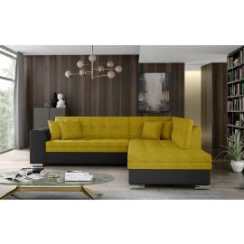 Eltap Pieretta Omega/Soft Corner Pull-Out Sofa 58x260x80cm, Yellow (Prt_30) | Corner couches | prof.lv Viss Online