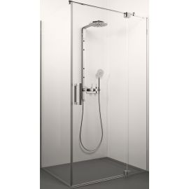 Glass Service Greta 100x100cm H=200cm Square Shower Enclosure Transparent Chrome (100x100GRE) | Stikla Serviss | prof.lv Viss Online